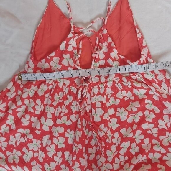 Boho Babydoll Romper Cottagecore Summer Essential Y2K Soft Girl Floral Romper - Picture 9 of 10